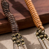 Natural Stone Necklace for Women Long Sweater Goth Chain Pendant