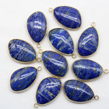 Natural Stone Necklace Pendant Irregular Shape 6pcs