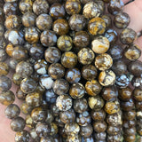 Natural Stone Fire Lace Opal Beads 6mm 10mm Round Gemstone Loose Beads