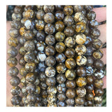 Natural Stone Fire Lace Opal Beads 6mm 10mm Round Gemstone Loose Beads
