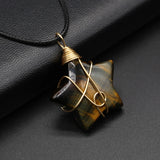 Green Aventurine Agates Rose Quartz Pendant Necklace for Women