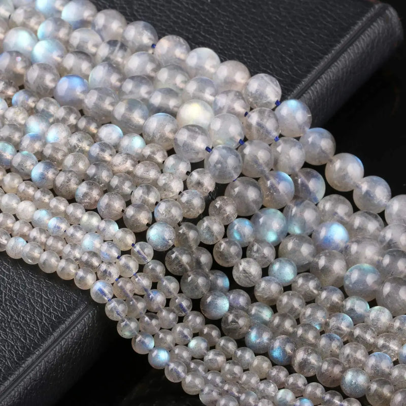 Labradorite Stone Beads 4, 6, 8 mm Round Loose Beads