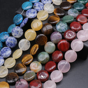 Tiger Eye Agate Round Spacer Beads 15mm for Jewelry Making DIY