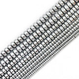 Hematite Silver Spacer Beads 3/4/6/8MM Charm