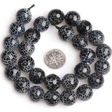 Natural Stone Fire Dragon Veins Agates Beads For Jewelry Making 15 inch