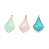Apatite Faceted Pendant for DIY Necklace Jewelry Making