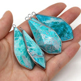 Apatite Faceted Pendant for DIY Necklace Jewelry Making