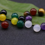 Natural Stone Gem Agate Quartz Amethyst Bead Crafts 8mm