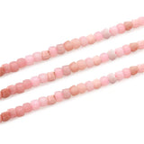Faceted Pink Opal Cube Beads 2/5mm for DIY Jewelry Making