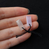 Geometric Moon Stone Earrings 16x7x3mm Semiprecious Stone Charms Jewelry
