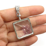 Stone Glass Gravel Pendants Jewelry DIY Making Earring Necklaces