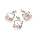 Stone Glass Gravel Pendants Jewelry DIY Making Earring Necklaces