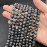 Glitterstone Round Beads 6/8/10mm for DIY Jewelry