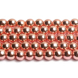 Silver Hematite Round Loose Beads Jewelry Making DIY 15''