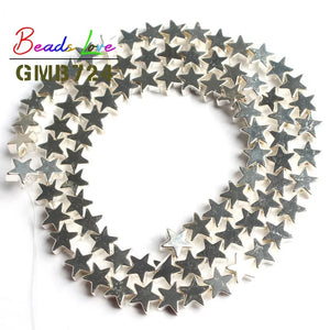 Silver Star Hematite Spacer Beads 4/6/8/10mm