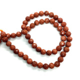 Golden Sandstone Necklace Bead 6mm Faceted Round Charms Beads