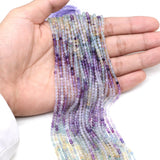 Natural Stone Gradient Faceted Loose Beads for Jewelry Making