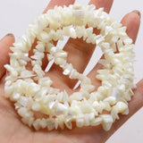 Mother of Pearl Shell Gravel Beads for Jewelry Making