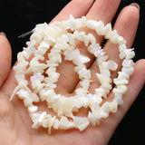 Mother of Pearl Shell Gravel Beads for Jewelry Making