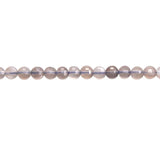 Gray Moonstone Beads Faceted 4mm Round Rondelle - Jewelry Making DIY