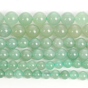Green Aventurine Round Loose Beads for Jewelry Making DIY Bracelets Necklace