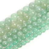 Green Aventurine Round Loose Beads for Jewelry Making DIY Bracelets Necklace