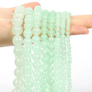 Green Jade Chalcedony Round Spacer Beads 4/6/8/10/12MM