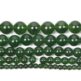 Green Taiwan Jade Chalcedony Round Beads 4-12 MM