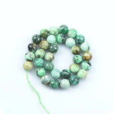 Green Variscite Beads 6-12MM Round Loose Beads 15 Inches