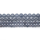Grey Chalcedony Beads Strand 15'' 4/6/8/10/12mm