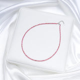 Spinel/Amethy Ketting 2.5MM 925 Sterling Silver Jewelry Choker for Femme