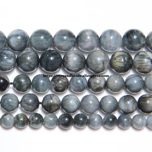 Hawk's Eye Round Loose Beads 6 8 10 MM for Jewelry Making