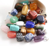 Natural Stone Healing Pendants Charms for Jewelry Making 50pcs/lot