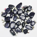 Natural Stone Healing Pendants Charms for Jewelry Making 50pcs/lot