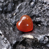Natural Stone Heart 10*15mm Lapis Lazuli Amethyst Yoga Chakra Healing Stone