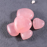 Rose Quartz Chakra Pink Crystal Heart