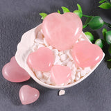 Rose Quartz Chakra Pink Crystal Heart