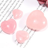 Rose Quartz Chakra Pink Crystal Heart