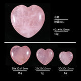 Rose Quartz Chakra Pink Crystal Heart
