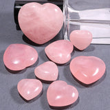 Rose Quartz Chakra Pink Crystal Heart