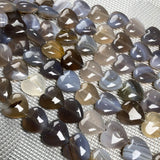 Natural Stone Heart Shape Beads for DIY Jewelry
