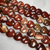 Natural Stone Heart Shape Beads for DIY Jewelry