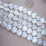 Natural Stone Heart Shape Beads for DIY Jewelry