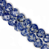 Heart-shaped Agate Crystal Lapis Lazuli Aquamarine DIY Jewelry 15x