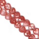 Heart-shaped Agate Crystal Lapis Lazuli Aquamarine DIY Jewelry 15x