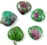 50pcs Heart-shaped Turquoises Quartz Charms Pendants for Jewelry Making