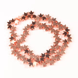 Natural Hematite Matte Cross Hole Crown Beads DIY Jewelry Making 8mm