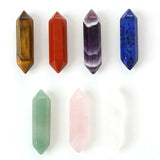 Amethyst Red Agate Rose Quartz Pendant Charms for DIY Chakra Jewelry