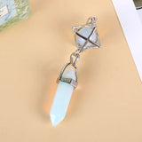 Rose Quartz Hexagon Charms Pendant for Reiki Healing