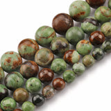 High Green Opal Round Spacer Beads 6-10mm 15 Inches
